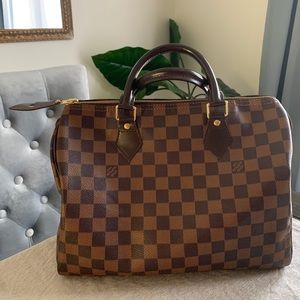 Authentic Louis Vuitton Speedy 30 Damier Ebene